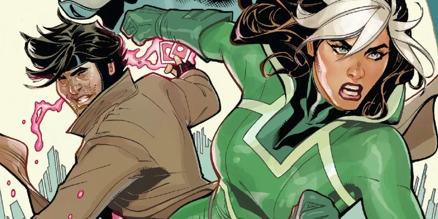 Gambit and Rogue back to back in a Marvel comic
