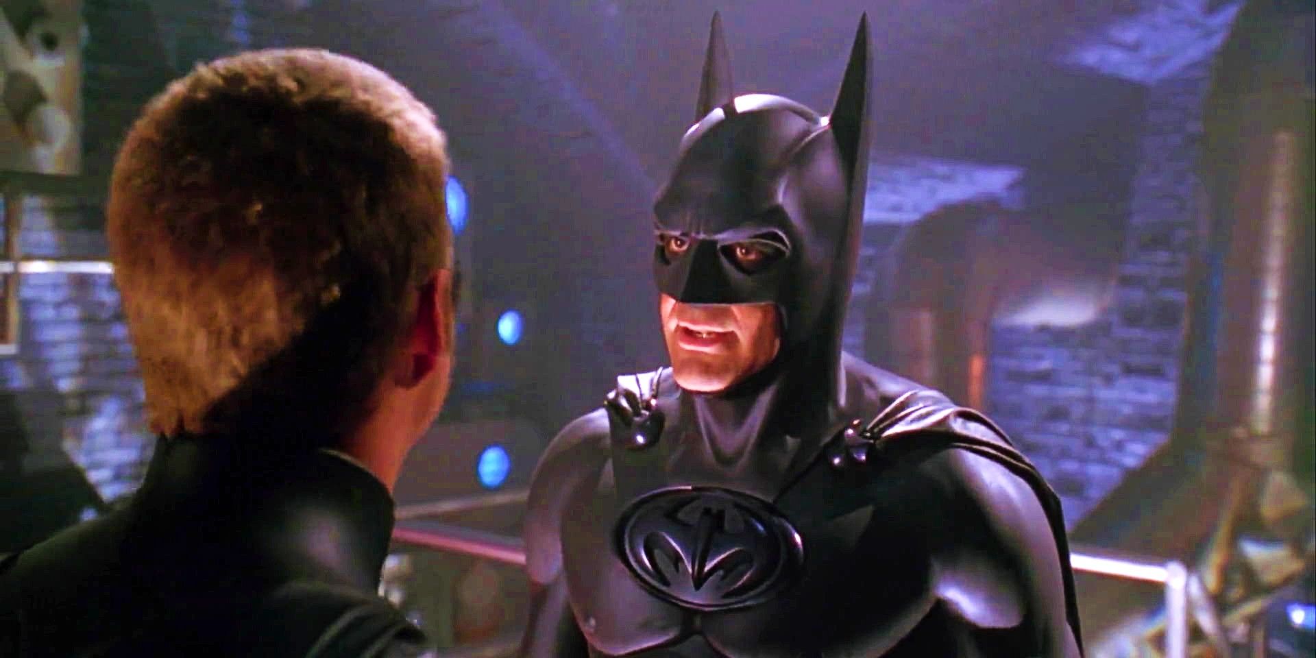 George Clooney dans le rôle de Bruce Wayne dans Batman et Robin