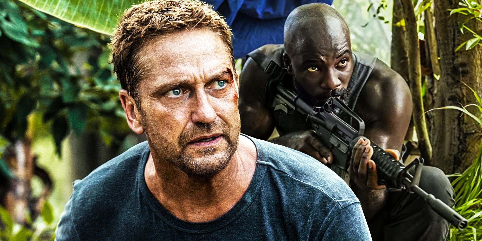 Gerard Butler plane mike colter Louis Gaspare