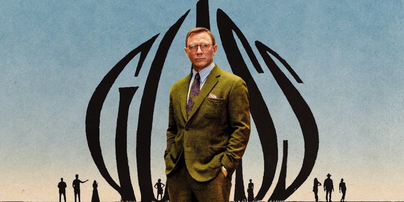 Glass Onion Poster with Daniel Craig as Benoit Blanc