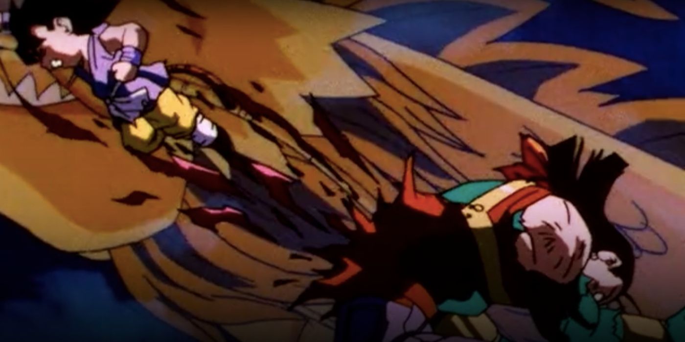 Goku membunuh Super 17 di GT.