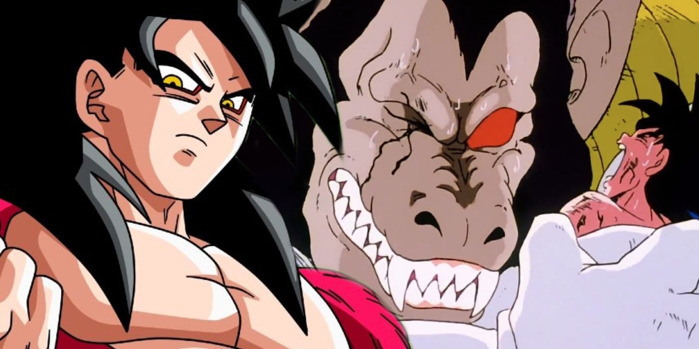 dbz goku ssj4 vs baby vegeta