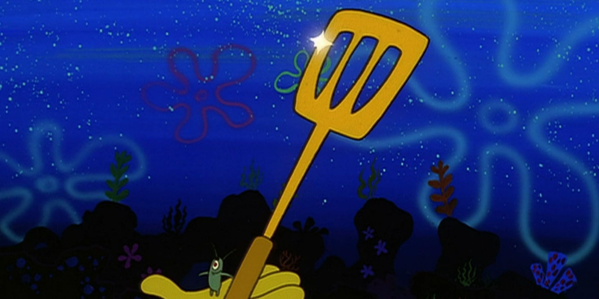 A Golden spatula in SpongeBob SquarePants: Cosmic Shake