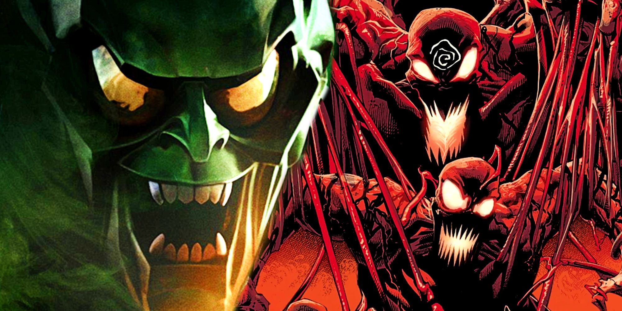 Green Goblin in the MCU and Marvel's Red Goblin with Carnage