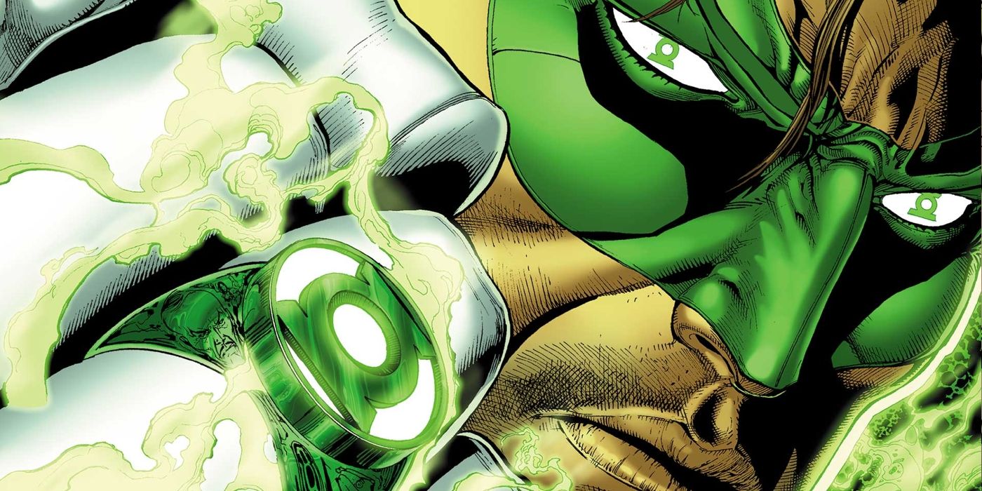 Hal Jordan wielding his Green Lantern Power Ring in DC Comics