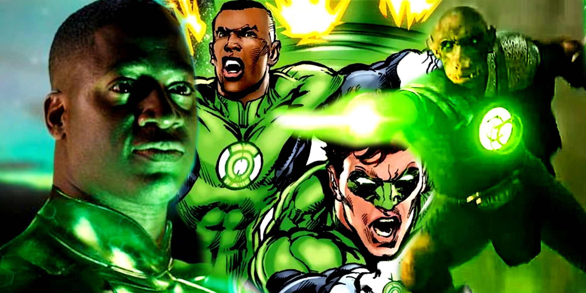 Green Lanterns in the DCEU and DC Comics