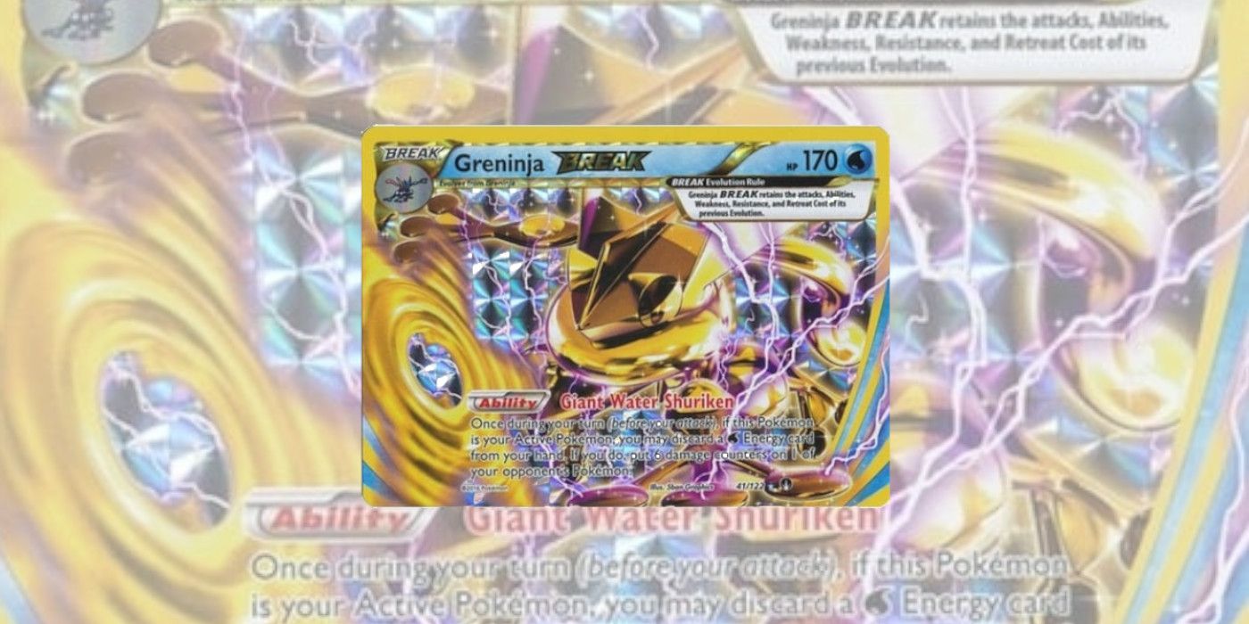 The Greninja Break card from Pokémon TCG.
