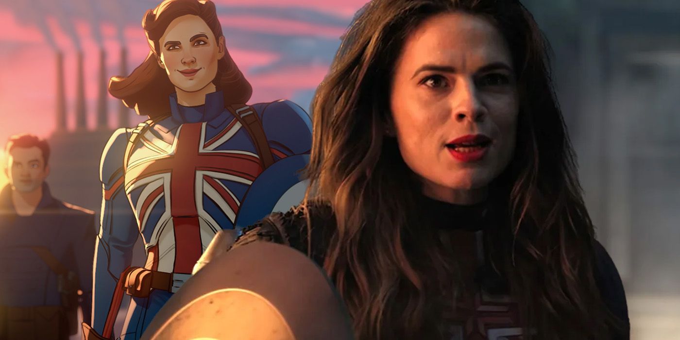 hayley atwell as captain carter in doctor strange in the multiverse of madness and what if