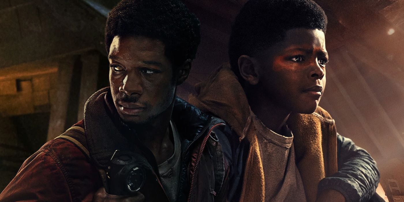 Lamar Johnson as Henry and Keivonn Woodard as Sam in their Last of Us official character posters