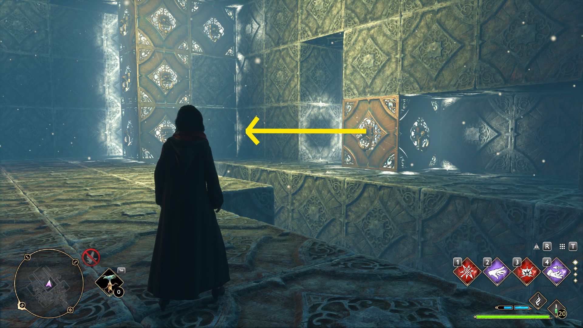 Hogwarts Legacy Depulso Puzzle Room 2 First Room Chest Step Three