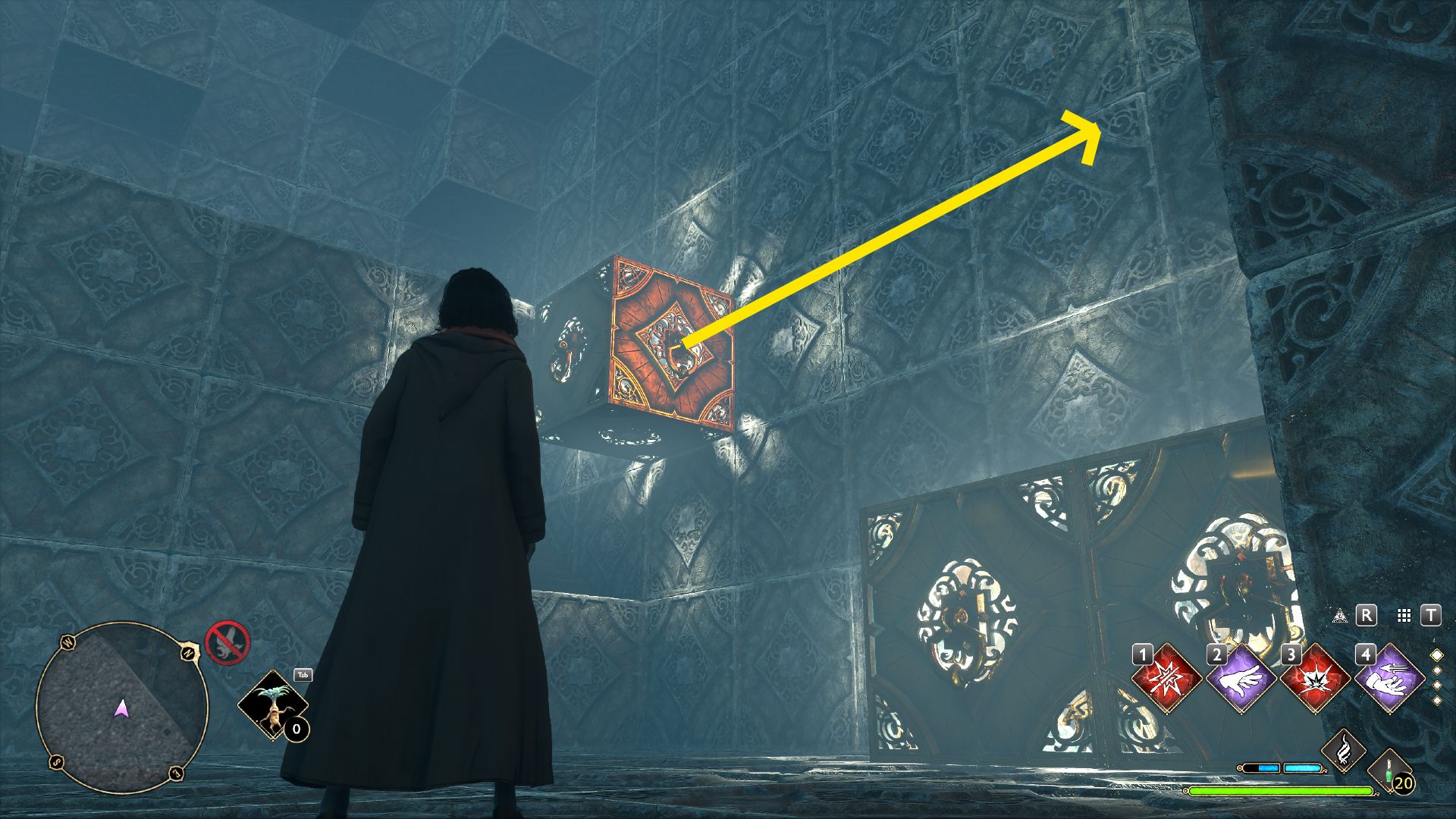Hogwarts Legacy Depulso Puzzle Room One Second Chest Step Four