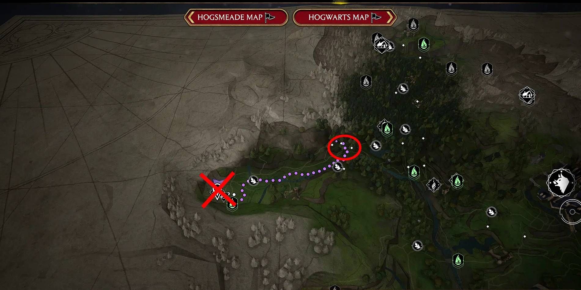 How To Get (& Use) Rowland’s Map In Hogwarts Legacy