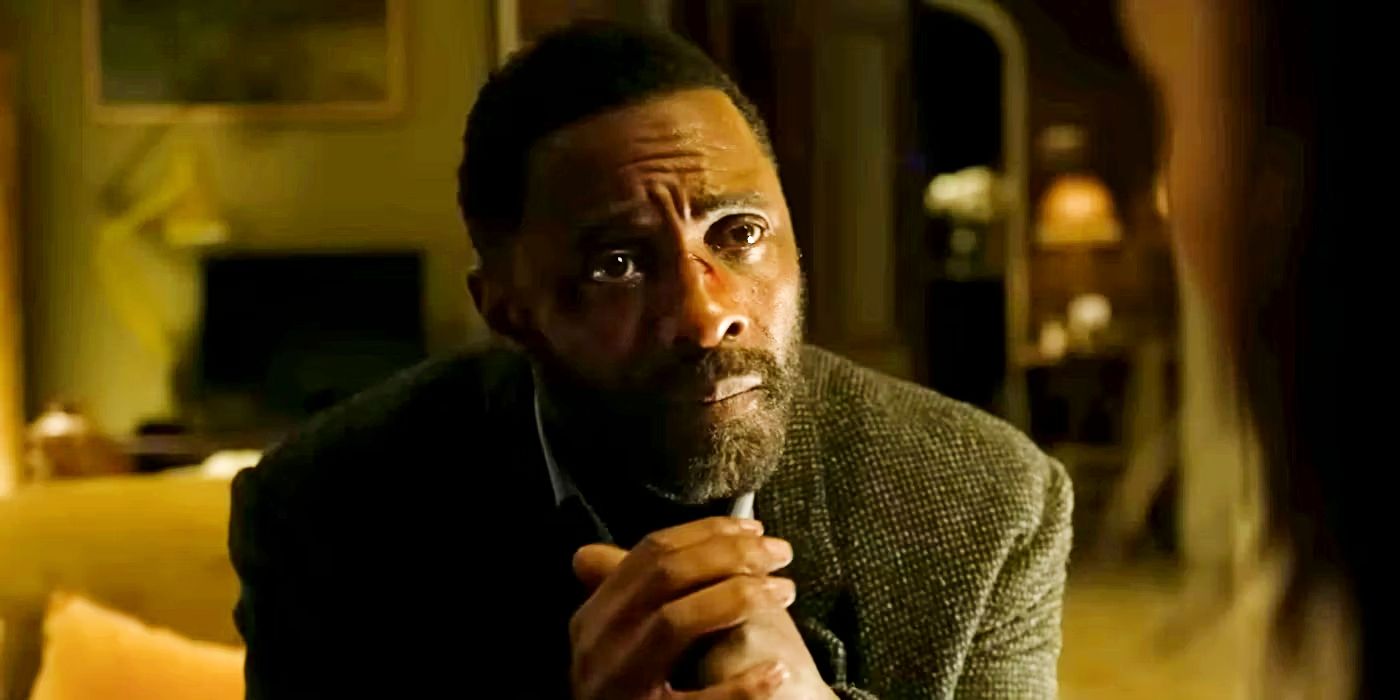 Idris Elba as DCI Luther in Luther The Fallen Sun