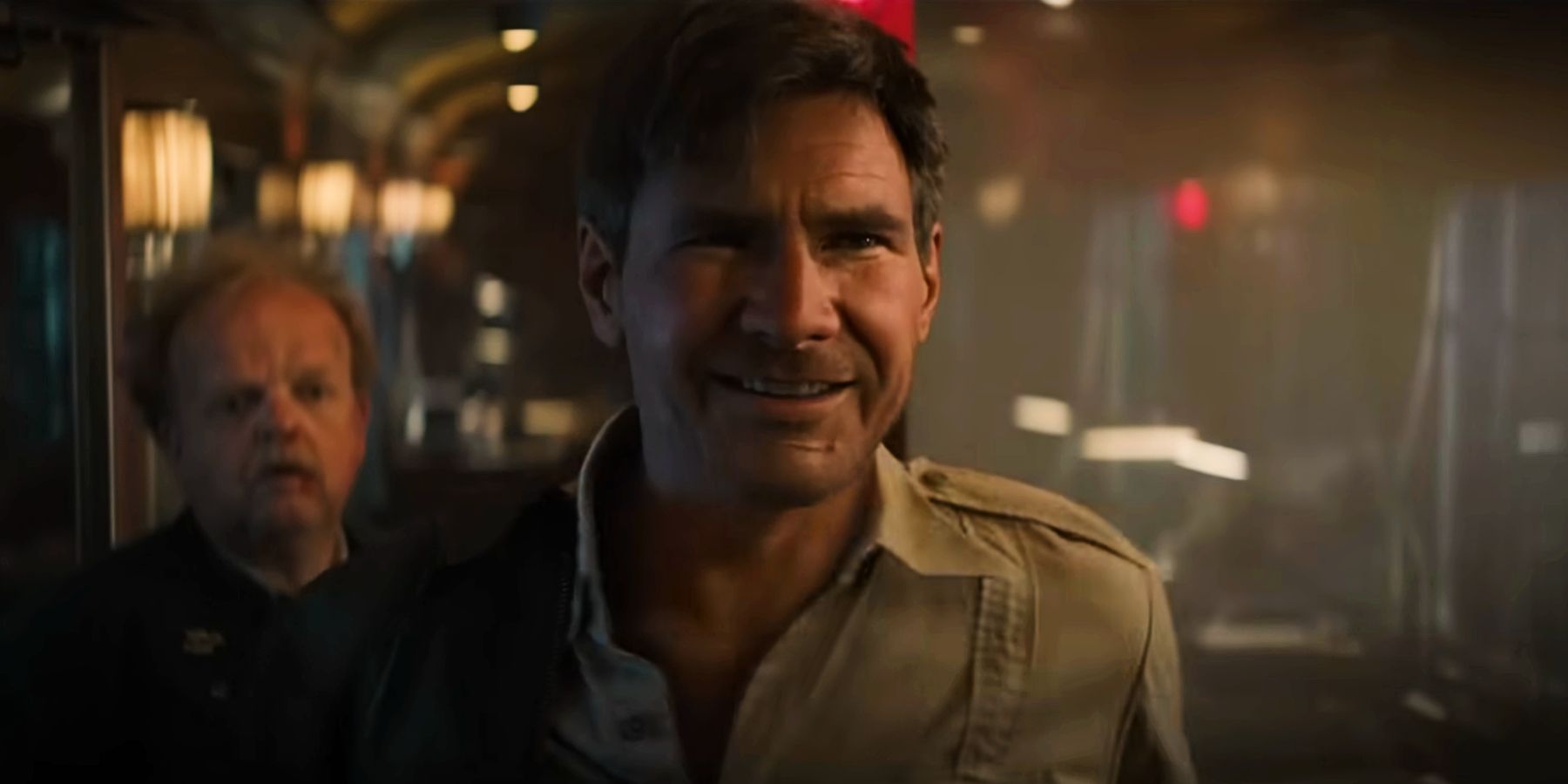 Harrison Ford as Indiana Jones de-aged