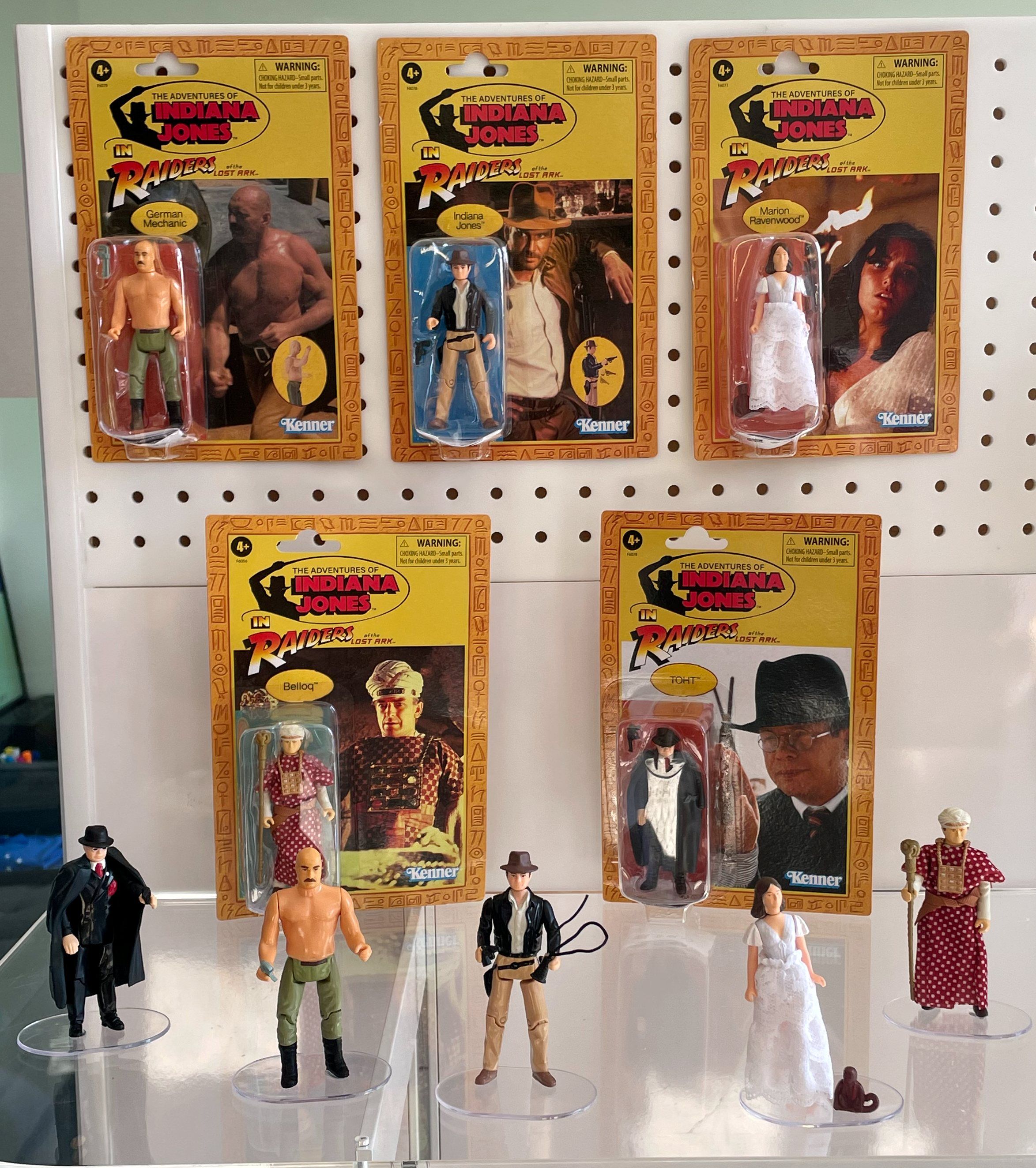 Indiana Jones mini figurines from the Retro Collection.