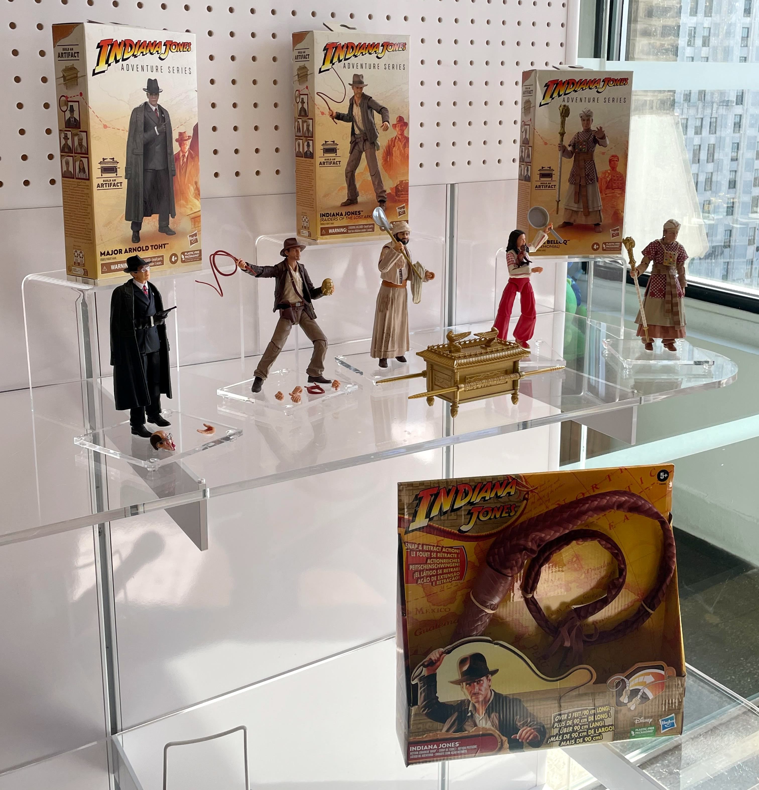 Indiana Jones Adventure Series and Whip toy.