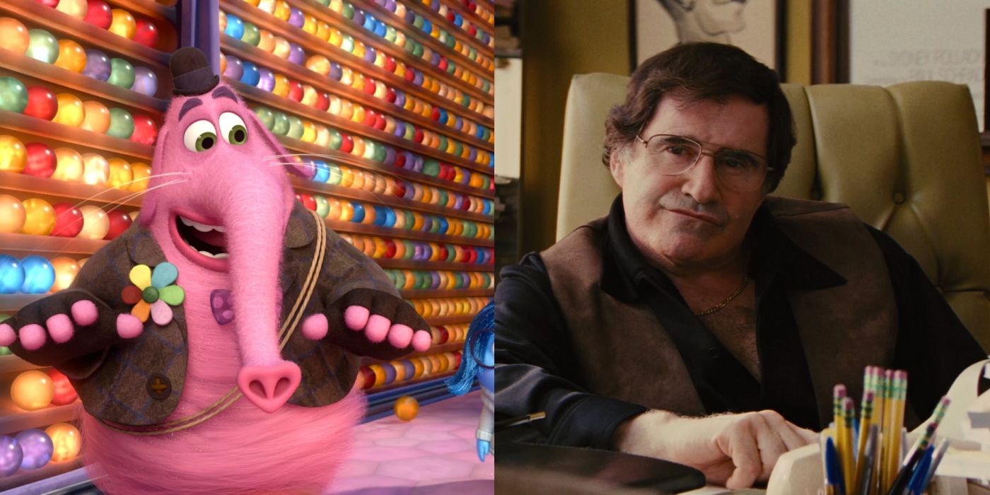 Split image of Bing Bong in Inside Out and Richard Kind in Argo