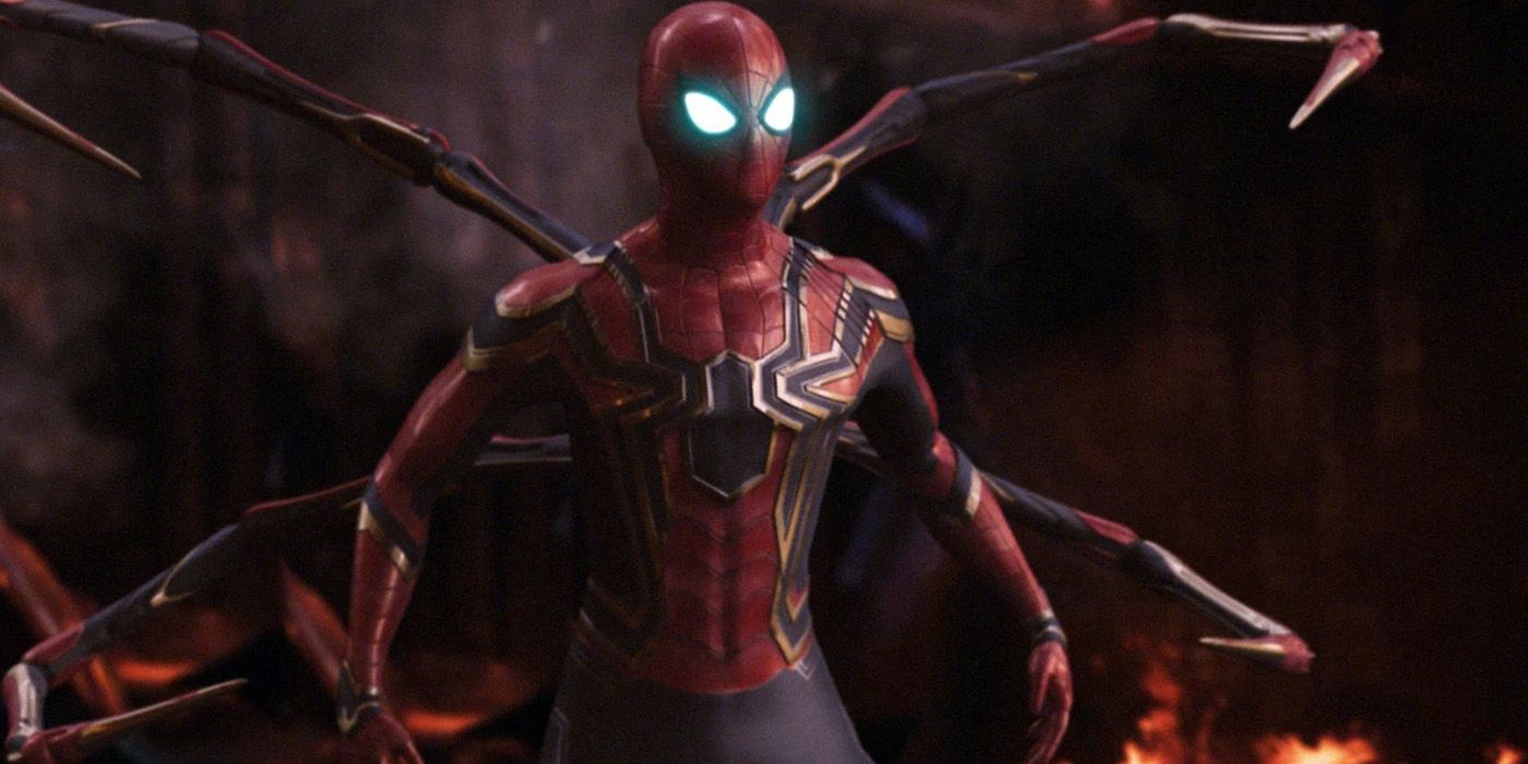 iron spider armor in the mcu