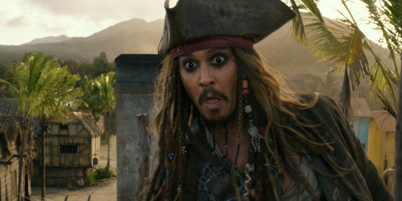 Jack Sparrow em Piratas do Caribe 5