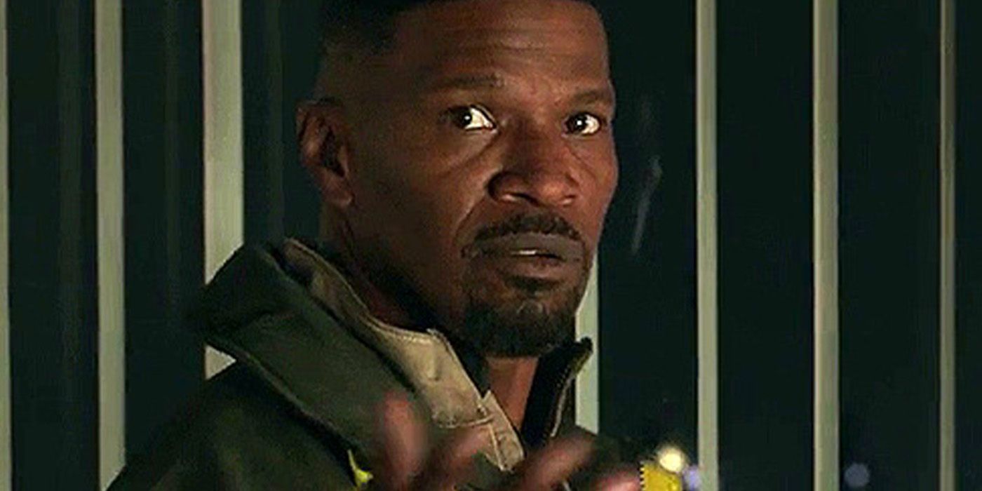 Jamie Foxx as electro in Spider-man No Way Home