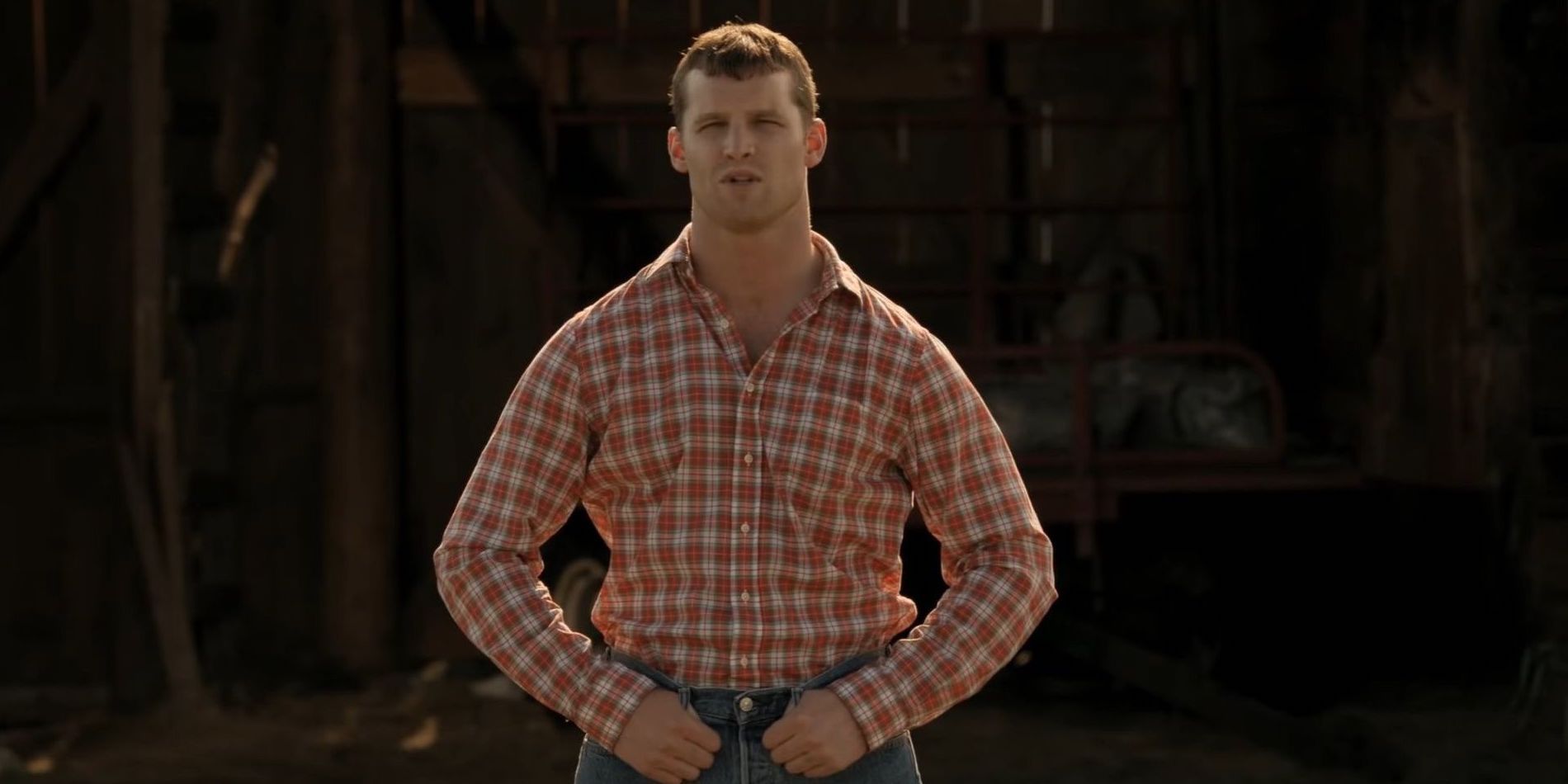 Jared Keeso as Wayne in Letterkenny