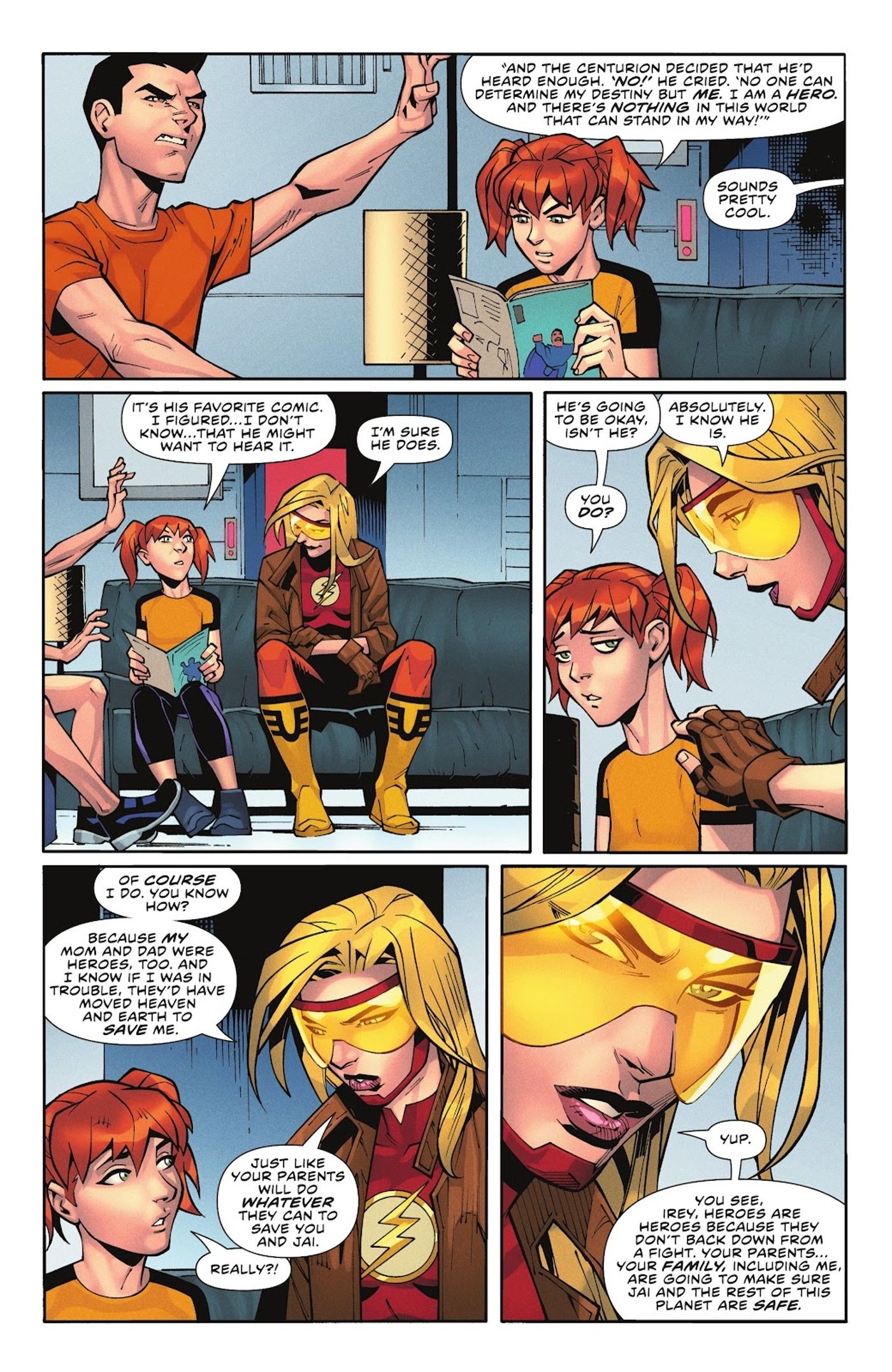 Jesse Quick Dando Conselhos a Irey West