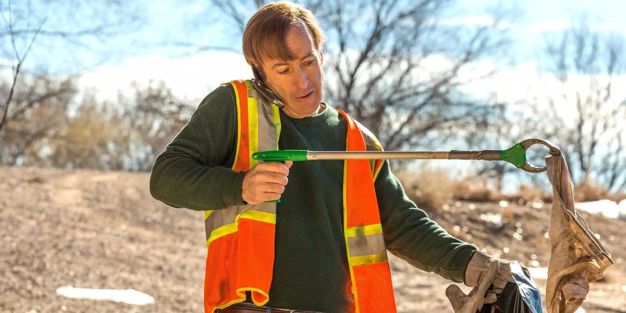 Jimmy McGill doing community service in Better Call Saul