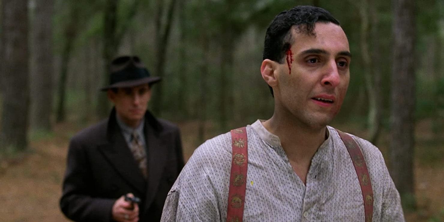 John Turturro in the woods in Miller's Crossing