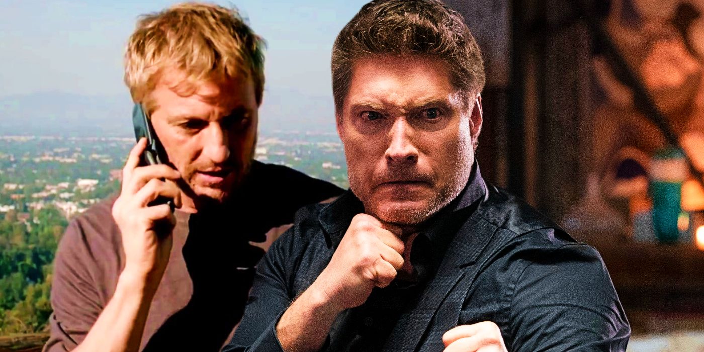 Johnny Lawrence and Mike Barnes in Cobra Kai