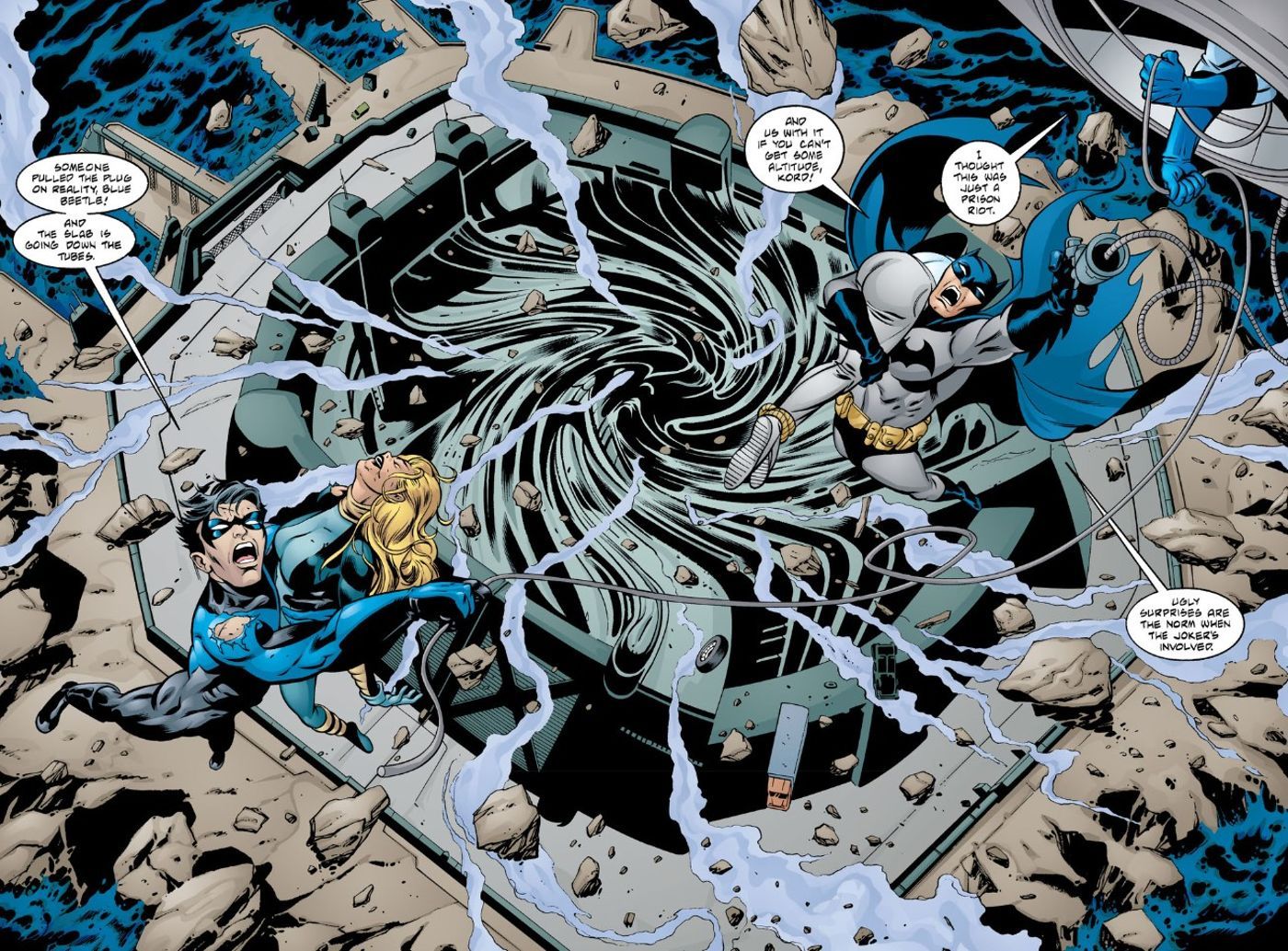 Coringa cria buraco negro DC Comics
