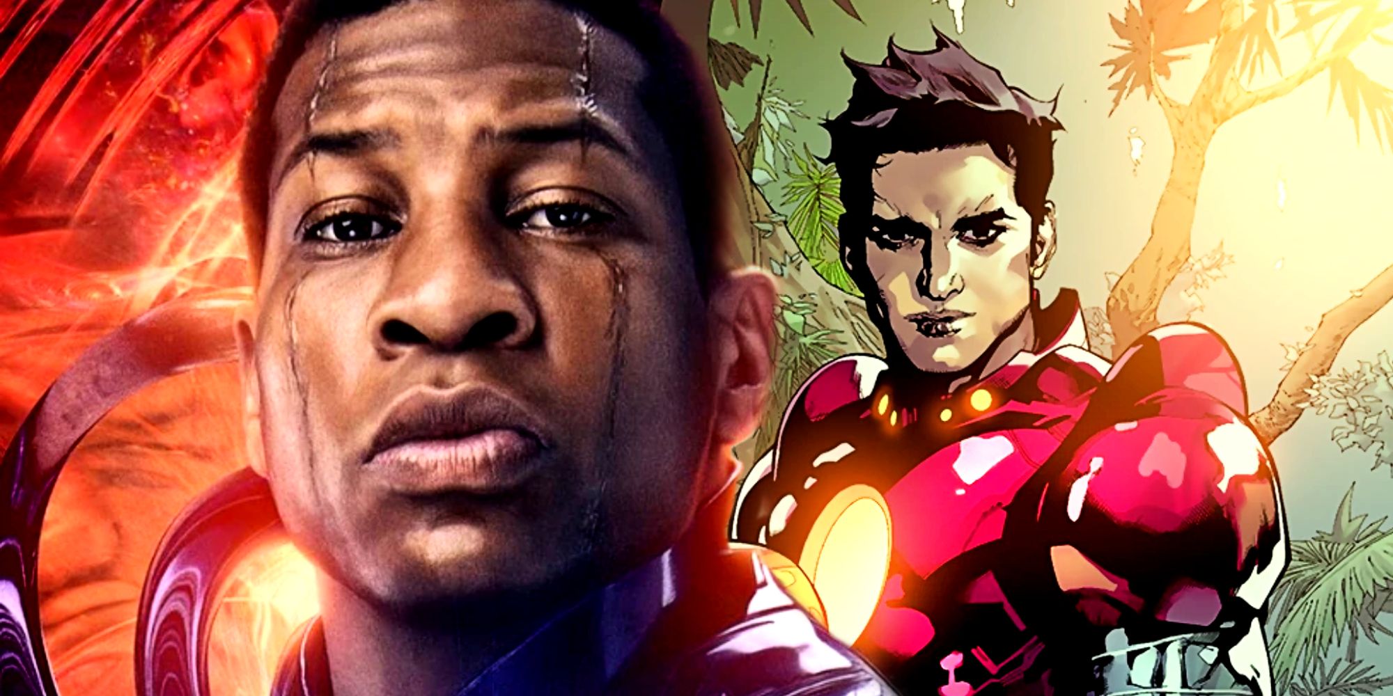 Jonathan Majors as Kang the Conqueror and Iron Lad