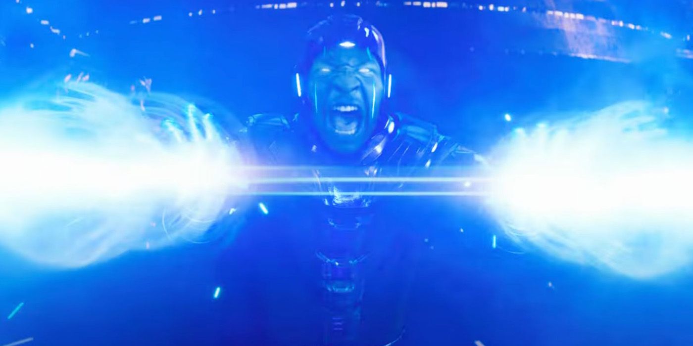 kang the conqueror attacking in ant-man and the wasp quantumania