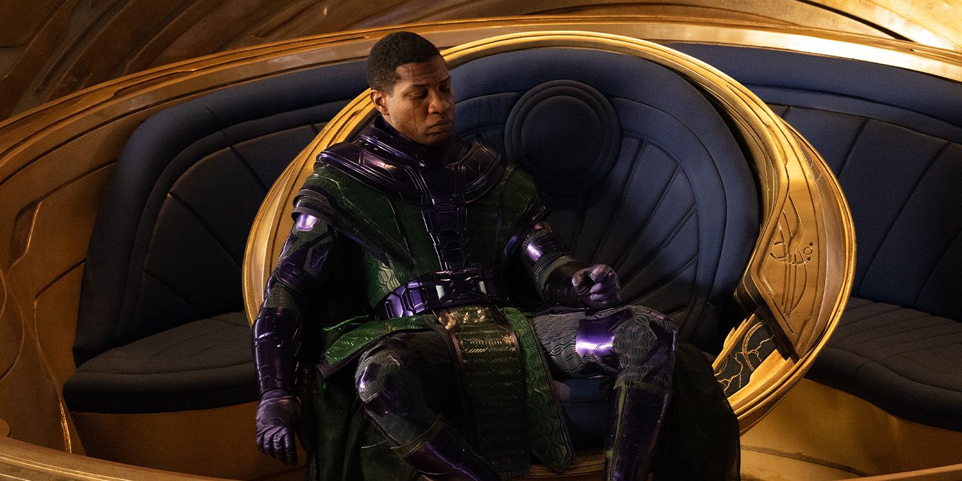 kang the conqueror in the time chair in ant-man 3
