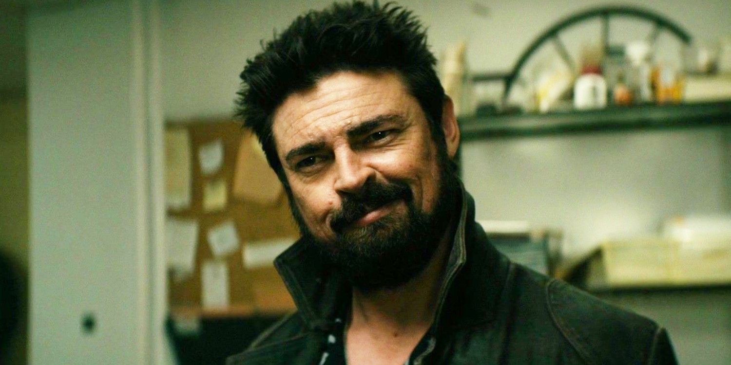 Karl Urban smiling as Billy Butcher in The Boys Season 3