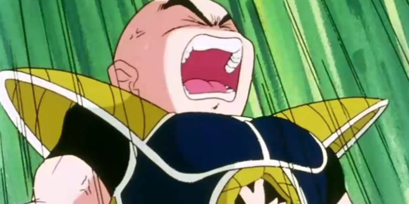 Krillin getting killed by Frieza in DBZ.