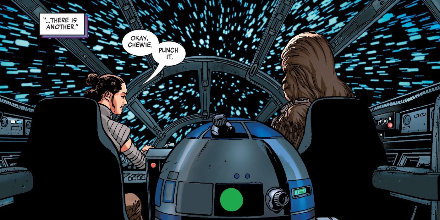 Rey is the other hope in the Star Wars universe.