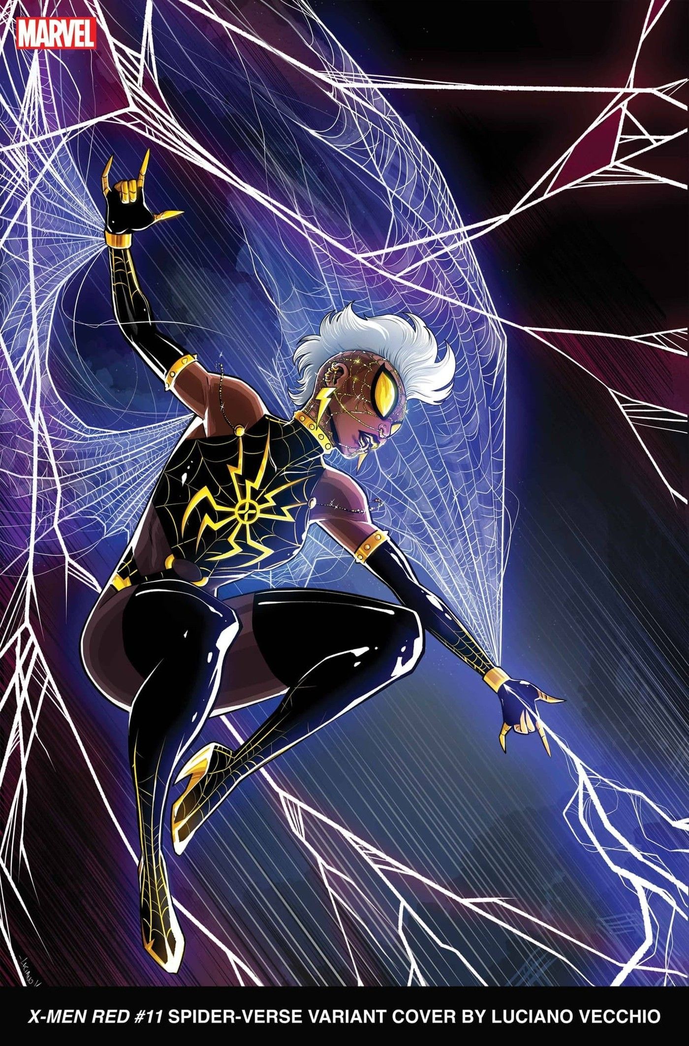 Luciano Vecchio X-Men Red #11 Storm Spider-Man Variant