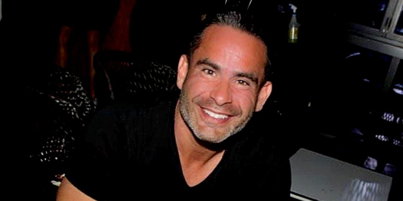Luis Ruelas RHONJ wearing black shirt smiling