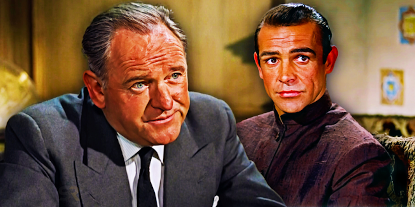 M and James Bond in Dr No
