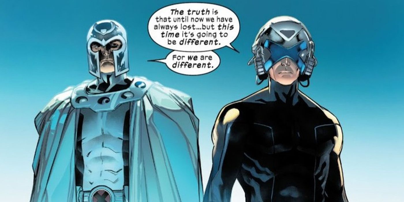 Magneto and Professor X in Marvel Comics