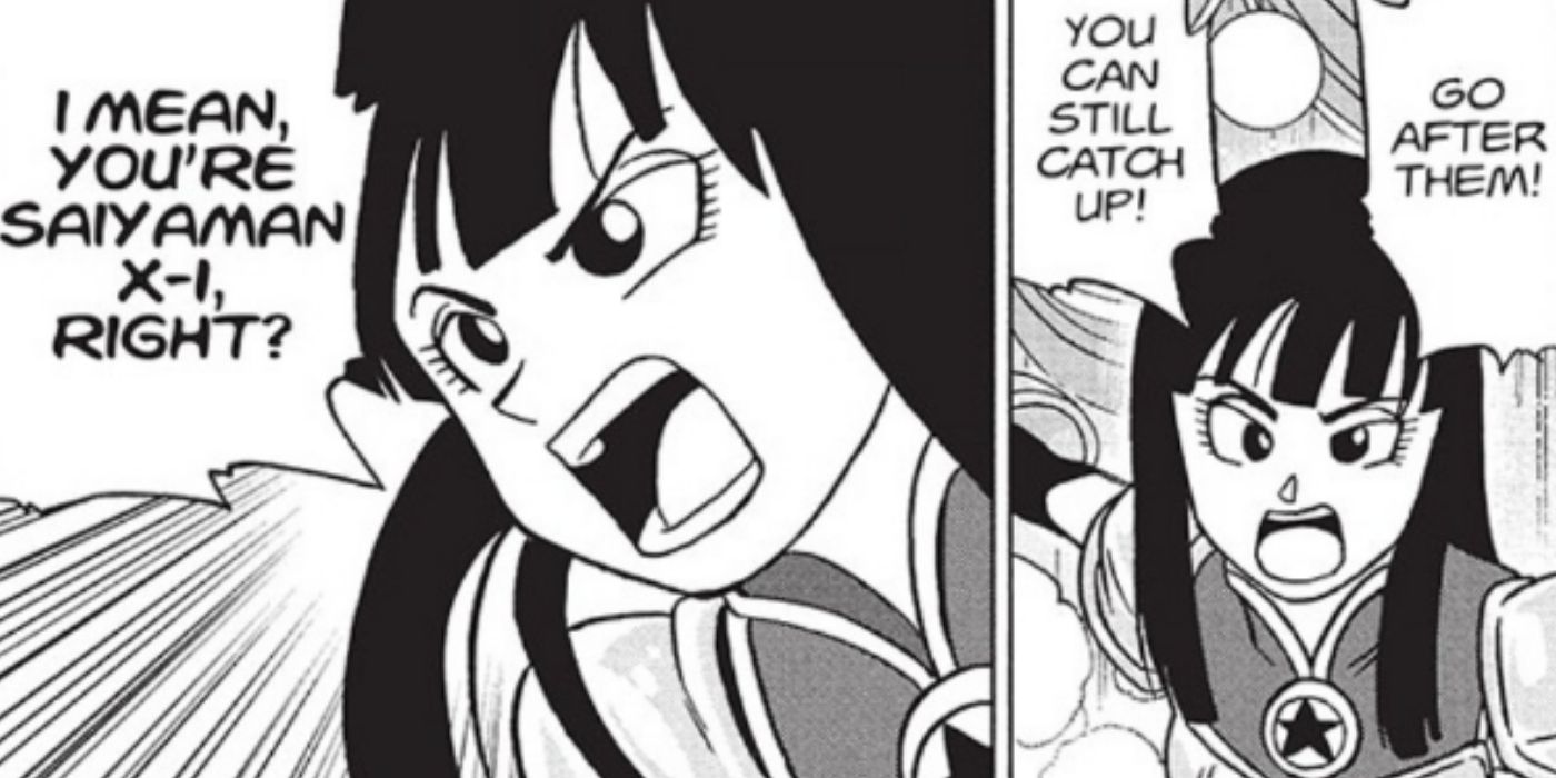 Mai proves she knows Trunks is Saiyaman X-1 in Dragon Ball Super chapter 90