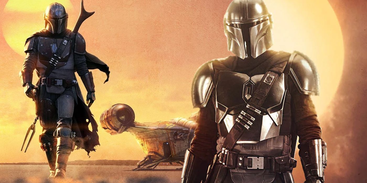 Both official posters released by Disney for The Mandalorian season 1.