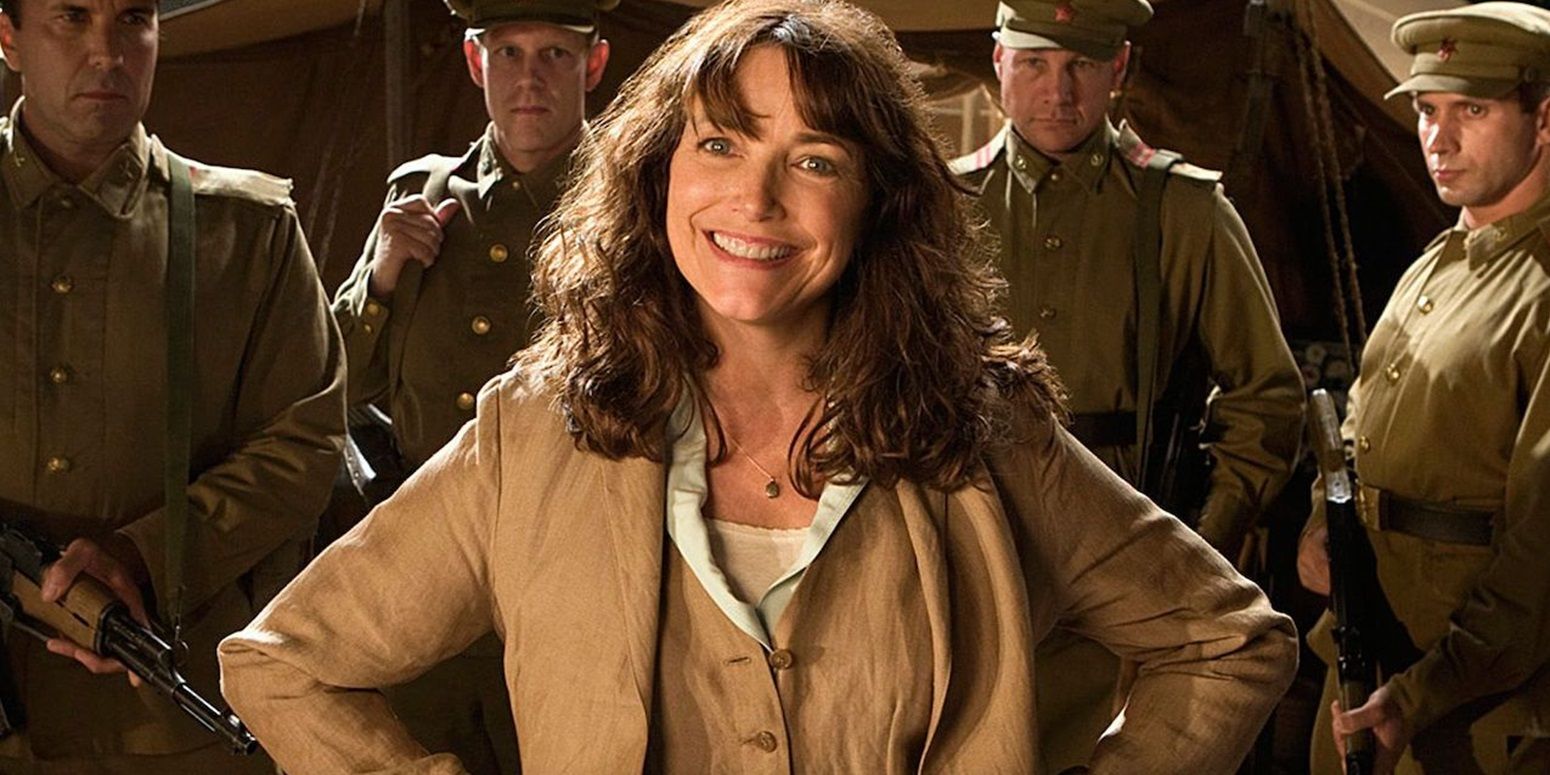 Marion smiles in Indiana Jones and the Kingdom of the Crystal Skull