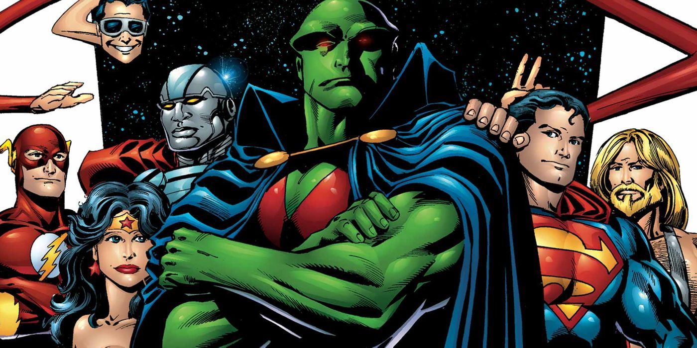 Caçador de Marte e a Liga da Justiça DC Comics