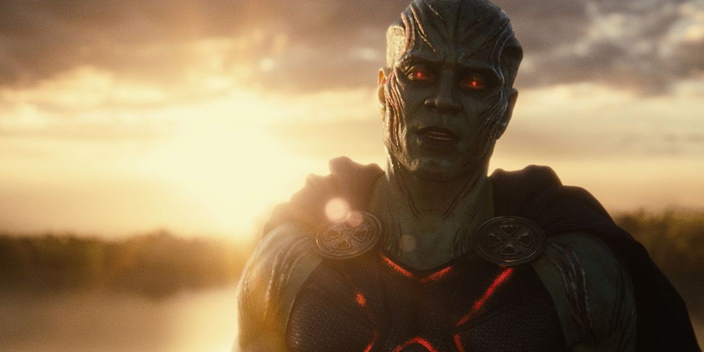 martian manhunter in zack snyders justice league