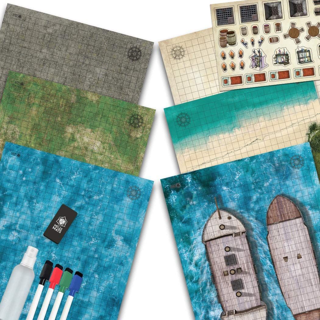Melee Mats - Tabletop Gaming Grid Mat 1