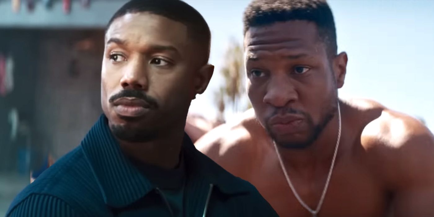 Michael B. Jordan and Jonathan Majors in Creed III