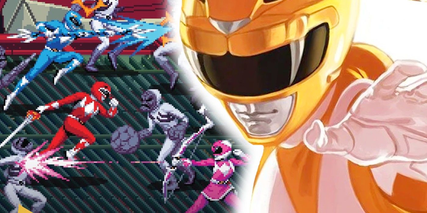 mighty morphin power rangers pixels videogame game