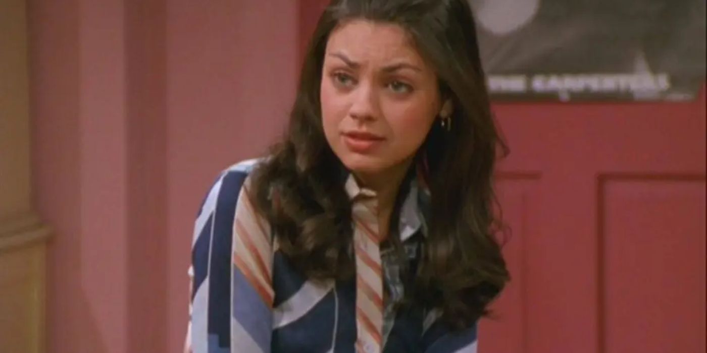 Mila Kunis as Jackie looking serious on That '70s Show