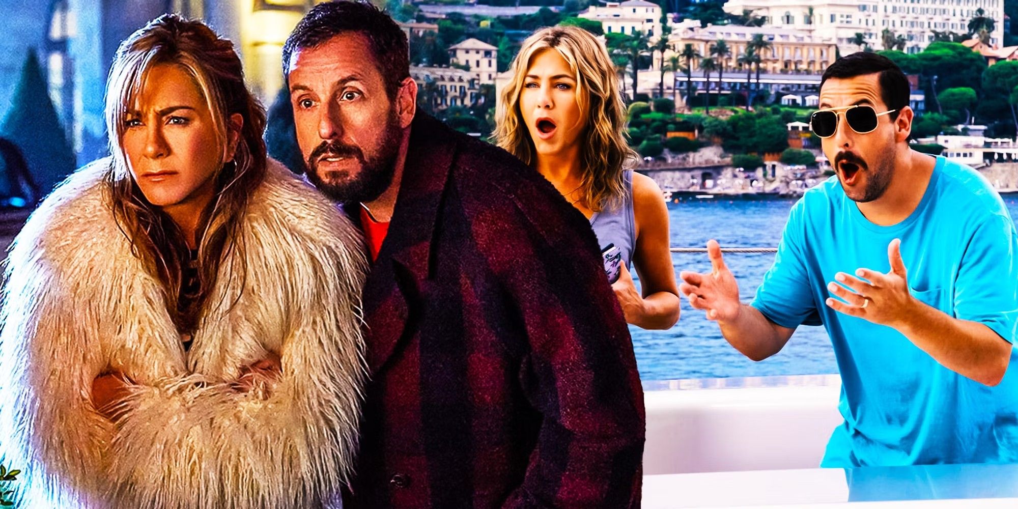 Adam Sandler e Jennifer Anniston Mistério de Assassinato 2